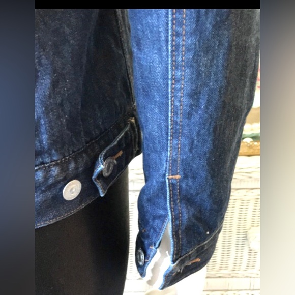 Levi's Denim Jacket Cotton Sherpa Lining multiple pockets Blue wash size XS NWOT - Picture 8 of 12